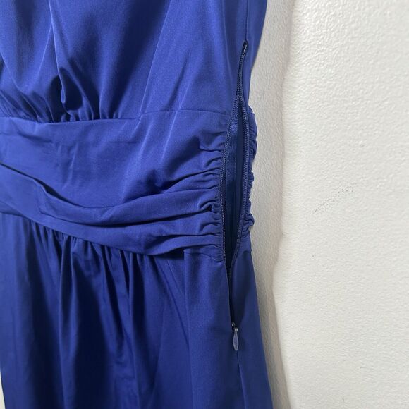 Diane Von Furstenberg Jamila Sheath Dress Cobalt Blue Women's Size US 8 EUC - Picture 5 of 12